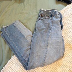 Abercrombie two toned mom jeans